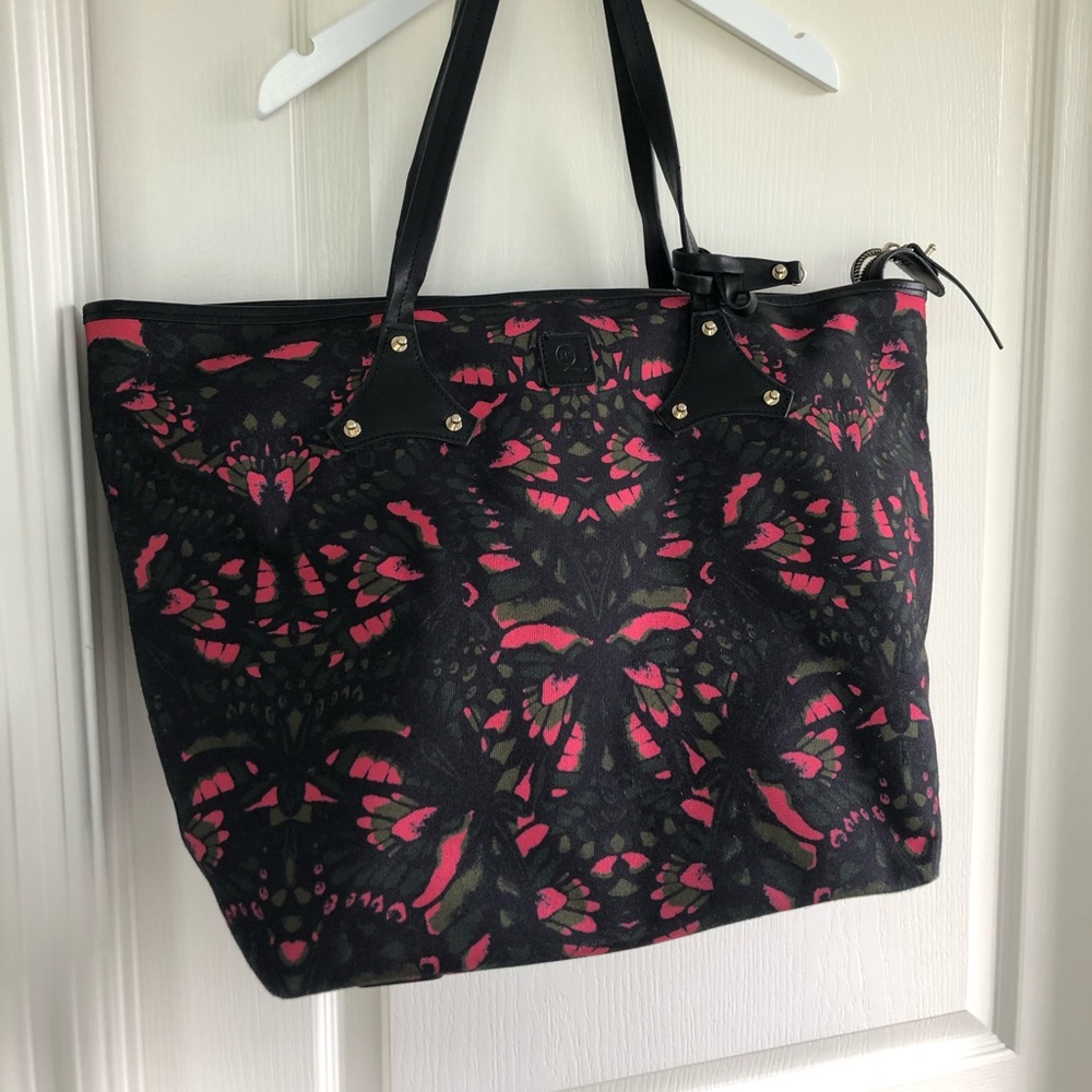 Alexander McQueen Canvas & Leather Shopper